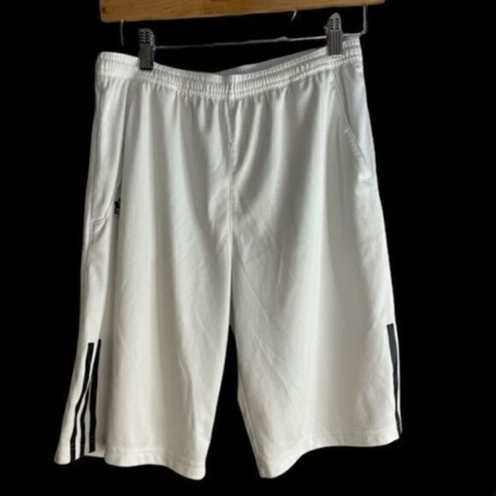 Adidas Climalite Response Youth White Basketball Shorts